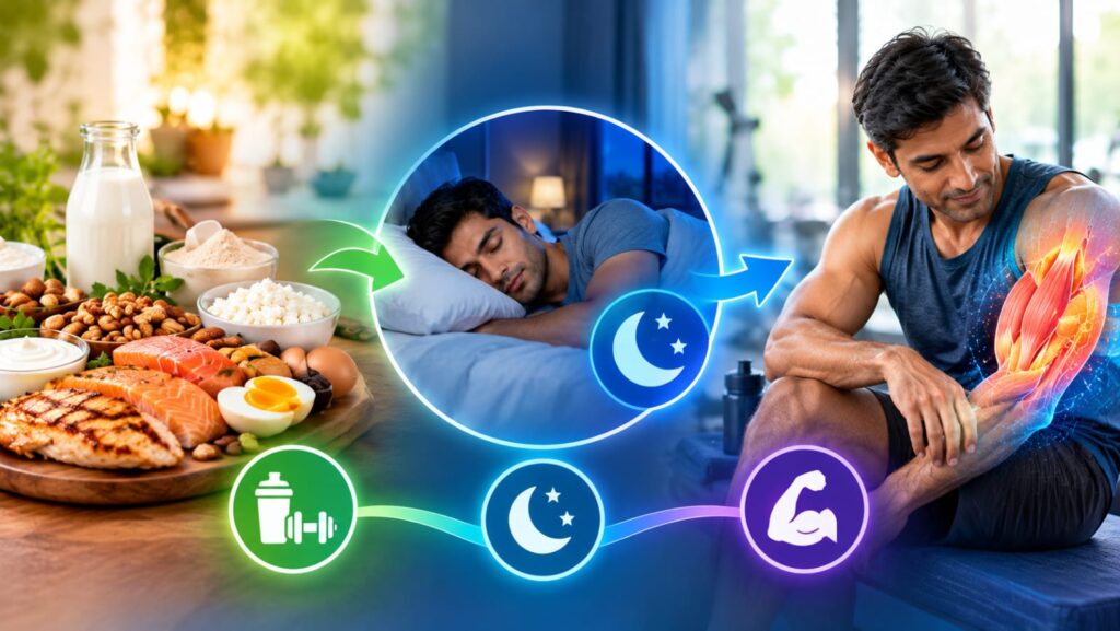 High-Bioavailable Protein, Sleep and Recovery: The Repair Side of Metabolic Health
